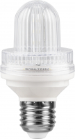 Лампа светодиодная строб прозрачный LB-377 CL 1Вт Е27 6400К 80Лм 45х70мм FERON