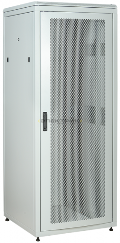 Шкаф сетевой LINEA N 42U 800х800мм перфорированная передняя дверь задняя металлическая серый ITK