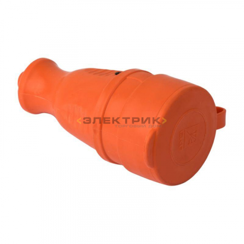 Розетка переносная 16А каучук оранжевый IP44 PROxima EKF