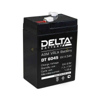 Аккумулятор свинцово-кислотный 6В 4.5А/ч 107х47х70 DELTA