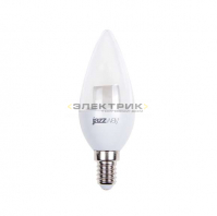 Лампа светодиодная PLED-SP CL С37 7Вт Е14 3000К 540Лм 37х110мм JazzWay