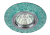 Светильник декоративный голубой DK LD4 BL/WH c белой светодиодной подсветкой 50Вт GU5.3 IP20 ЭРА