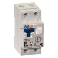 Автоматический выключатель дифференциального тока D63 2Р (1P+N) 10А 30мА 6кА тип A хар-ка C OptiDin 