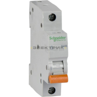 Выключатель автоматический ВА63 1P 10А 4.5кА хар-ка C Домовой Schneider Electric