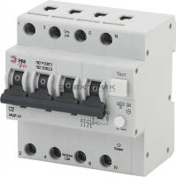 Автоматический выключатель дифференциального тока АВДТ 63 3P+N 32А 30мА тип A 6кА хар-ка С Pro NO-90
