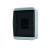 Корпус пластиковый навесной UNK-1-04 4 модуля IP41 черный OptiBox P КЭАЗ