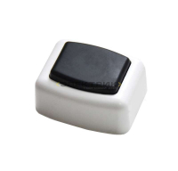 Выключатель кнопочный 0.4А 250В белый HEGEL