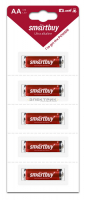 Батарейка алкалиновая LR6/5B strip (блистер 5шт, цена за1шт) Smartbuy
