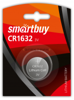 Литиевый элемент питания CR1632 Smartbuy