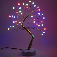 Фигура светодиодная новогодняя "Дерево" ЕGNID-36M h=45см мультиколор 36LED, питание от 3хАА IP20 ЭРА