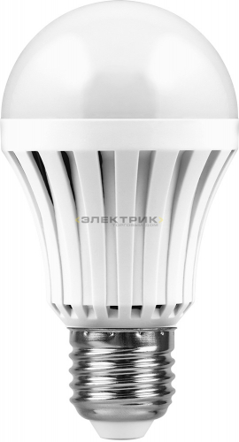 Лампа светодиодная аккумуляторная WL16 FR А60 5Вт Е27 4000К 400Лм 60х110мм 3.7В 1.2А/ч FERON