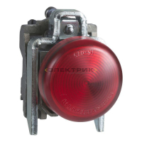 Лампа 22мм 230-240В сигнальная красная XB4 Harmony Schneider Electric