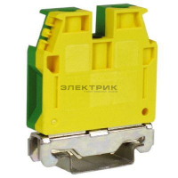 Клемма для заземления TEC.16/O 16кв.мм желто-зеленая DKC
