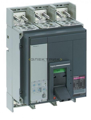 Выключатель автоматический NS800N 3Р 800А 50кА Micrologic 5.0 стационарный Compact NS Schneider Elec