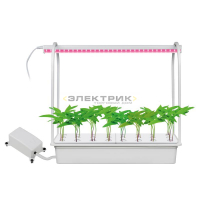 Набор для гидропоники Минисад светильник для растений светодиодный с подставкой и компрессором 10Вт 