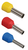 Наконечник-гильза Е1012 1мм2 с изолированным фланцем темно-красный (уп.100шт) IEK