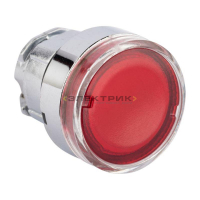 Механизм кнопки исполнительный XB4 красный плоский возвратный без фиксации с подсветкой PROxima EKF