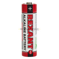 Алкалиновая батарейка AA/LR6 1.5В (уп.2шт) REXANT