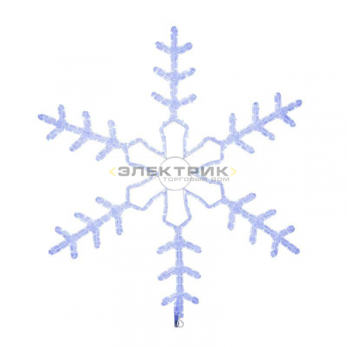 Фигура из дюралайта "Снежинка большая" 95х95см 56Вт 220В IP44 синяя Neon-Night
