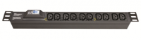 Блок розеток для 19 шкафов; 8 розеток IEC60320 С13; автомат защиты DKC