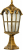 Светильник садово-парковый четырехгранный на постамент черное золото "Кастелло" PL105 60Вт Е27 150х4