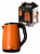 Электрический чайник "Ника" нержавеющая сталь/пластик 1,8л 1800Вт оранжевый TDM