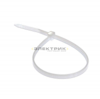 Хомут-стяжка кабельная нейлоновая 200х3.6мм белая (уп.100шт) REXANT
