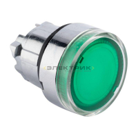 Механизм кнопки исполнительный XB4 зеленый плоский возвратный без фиксации с подсветкой PROxima EKF