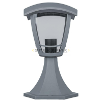 Светильник четырехгранный на постамент под лампу Е27 серый 164х169х290мм IP44 Navigator