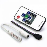Контроллер для светодиодной ленты RGB 30-144Вт 2А 5-24В IP20 Mini радио с пультом Smartbuy