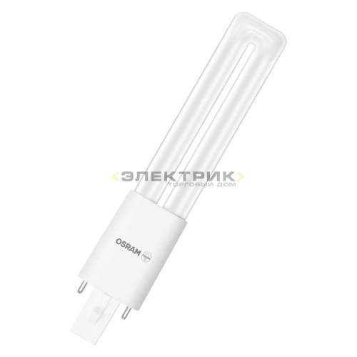 Лампа светодиодная Dulux Special 4.5Вт (замена 9Вт) прозр. 3000К G23 450лм угол пучка 140град. OSRAM