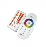 Контроллер для светодиодной ленты RGB 12-24В 6А 216-432Вт IP20 черный PRC-4000HF JazzWay