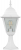 Светильник садово-парковый четырехгранный на постамент белый "Классика" 100Вт Е27 185х440мм IP44 FER