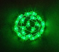 Гирлянда светодиодная зеленые елочки 20LED 2,3м зеленый свет на батарейках IP20 Navigator