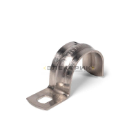 Скоба металлическая однолапковая СМО(INOX) d38-40мм (уп.10шт) Fortisflex