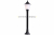 Светильник Прага Эл-11-73-100 напольный на стойке черный 60Вт Е27 230х1000мм IP44 TDM