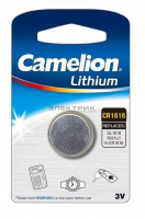 Элемент питания литиевый 3В CR1616 (уп.1шт) Camelion