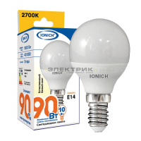 Лампа светодиодная FR G45 10Вт Е14 4000К 900Лм 37x125мм IONICH