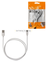 Дата-кабель ДК 4 USB-micro USB 1м белый TDM