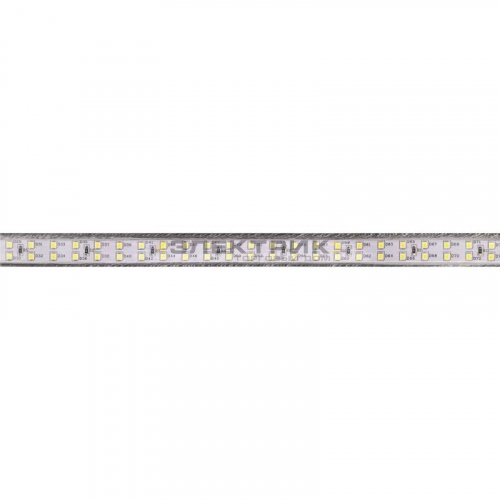 Лента светодиодная холодный белый 10Вт/м 6000К 220В 180LED/м SMD2835 IP67 (уп.20м) Navigator
