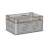 Коробка АБС низкая прозрачная крышка светло-серая пуст 150х110х73мм IP65 HEGEL