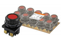 Выключатель кнопочный КЕ 011-У2 исполнение 4 красный 1з 10A 660B IP40 TDM