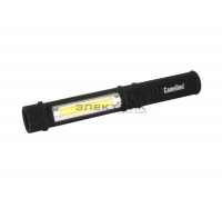 Фонарь-ручка 30м 45Лм 3XR03 с магнитом для крепления к металлическим поверхностям пластик черный Cam