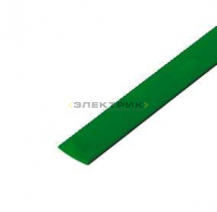 Термоусадочная трубка 5/2.5мм зеленая 1м REXANT
