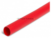 Трубка термоусадочная ТНТ-HF 20/10 красная по 1м (уп.10м) КВТ
