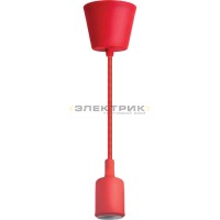 Светильник декоративный подвесной NIL-SF02 60Вт Е27 1м пластик красный IP20 Navigator