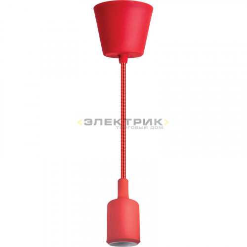 Светильник декоративный подвесной NIL-SF02 60Вт Е27 1м пластик красный IP20 Navigator