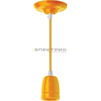 Светильник декоративный подвесной NIL-SF03 60Вт Е27 1м керамика желтый IP20 Navigator
