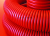 Труба гофрированная двустенная ПНД d63мм с протяжкой с муфтой SN13 250Н красная (уп.50м) DKC