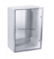 Корпус пластиковый ЩМПп 700х500х250мм прозрачная дверь УХЛ1 IP65 IEK